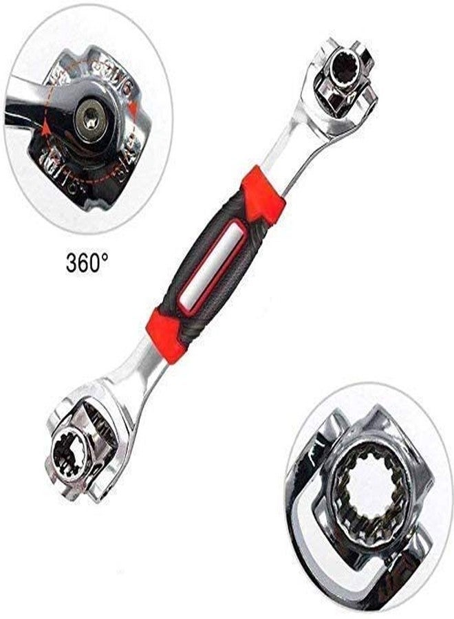 Ôhm hm GENKO 48-in-1 Tiger Wrench Tools Socket Works with Spline Bolts, 6-Point Universal Furniture Car Repair Tool - Image 4